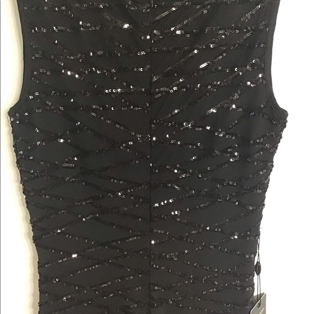 Black formal full length dress size 6